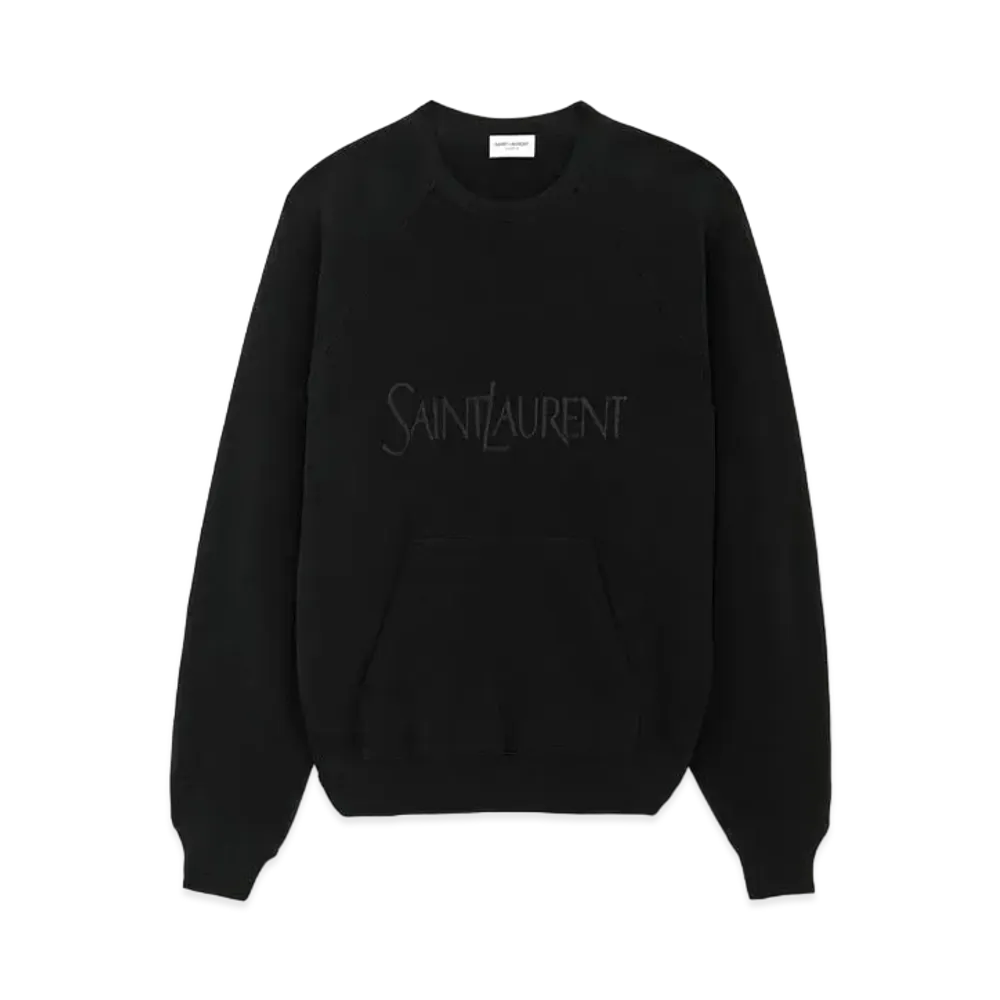 Saint Laurent Women's Saint Laurent Raglan Sweatshirt "Noir"