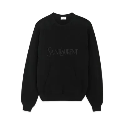 Saint Laurent Women's Saint Laurent Raglan Sweatshirt "Noir"