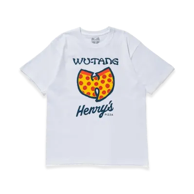 VERDY x Wu-Tang Clan x Henry's Pizza T-Shirt "White"