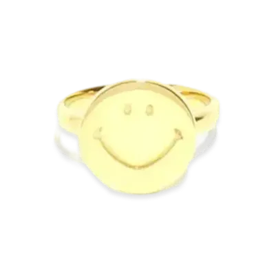 Needles RING - GOLD PLATE "Smile"
