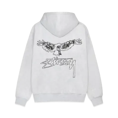 Stussy Wingspan Hoodie "Ash Heather"