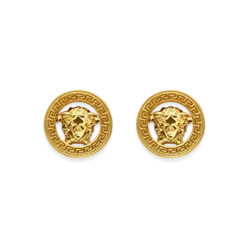 Versace Medusa '95 Stud Earrings "Bright Gold"