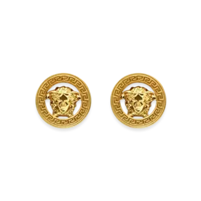 Versace Medusa '95 Stud Earrings "Bright Gold"