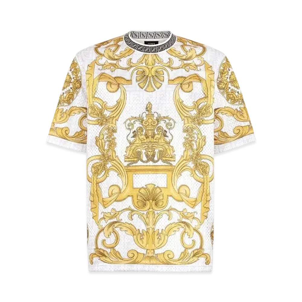 FENDI x Versace Fendace Multicolor Jersey T-Shirt "Multicolor"