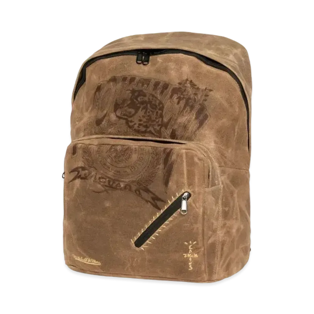 Travis Scott x M&N x Southern University Backpack "Beige"