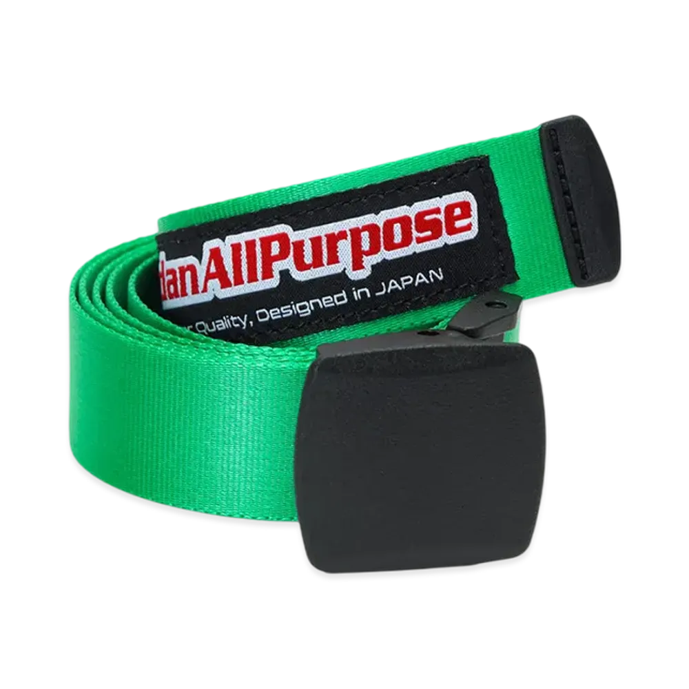 SEDAN ALL-PURPOSE Skate Logo Nylon Web Belt "Green"