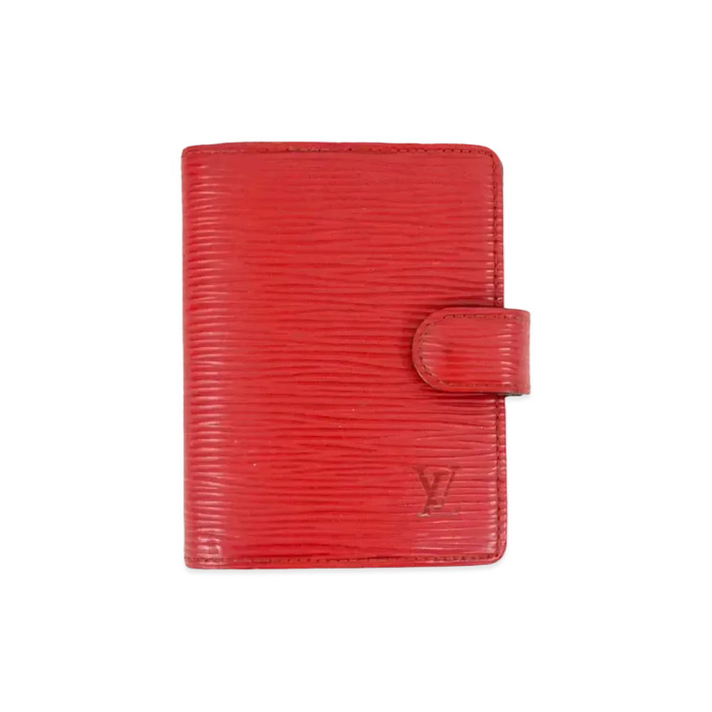 Louis Vuitton Epi Agenda Mini "Castilian Red"