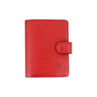 Louis Vuitton Epi Agenda Mini "Castilian Red"