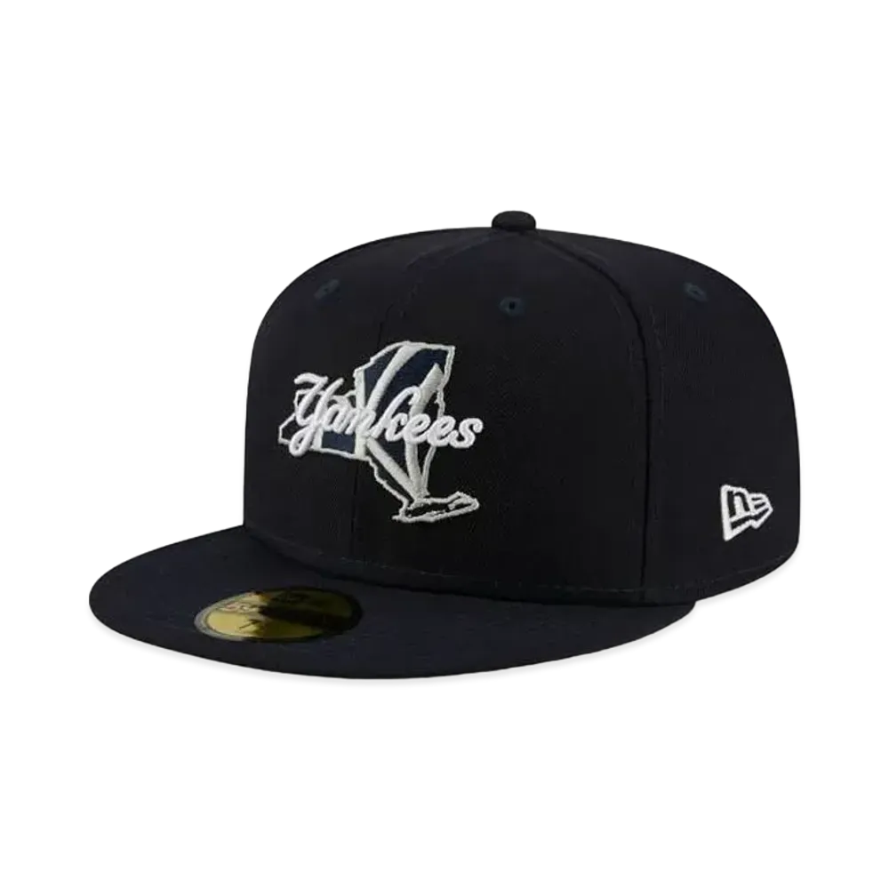 NEW ERA 59FIFTY NEW YORK YANKEES LOCAL II FITTED HAT "Navy"