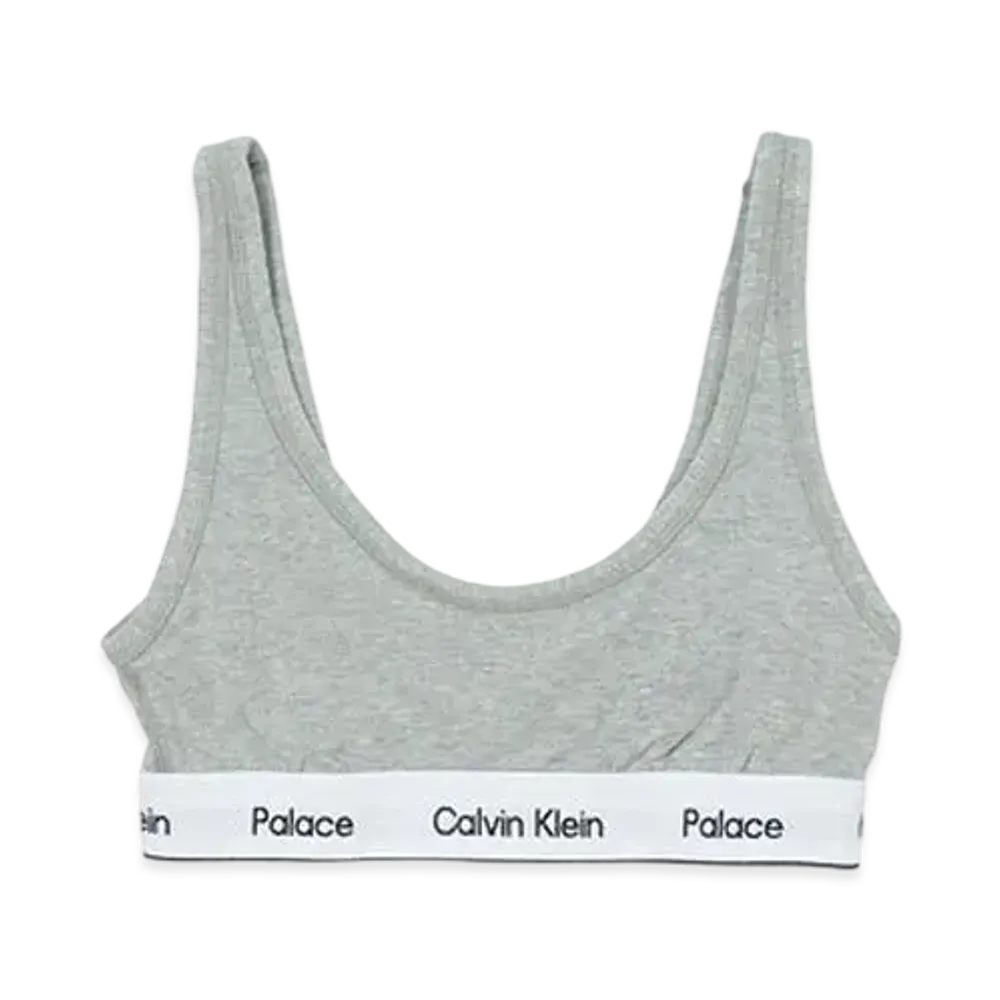 CK1 PALACE UNLINED BRALETTE "Light Grey Heather"