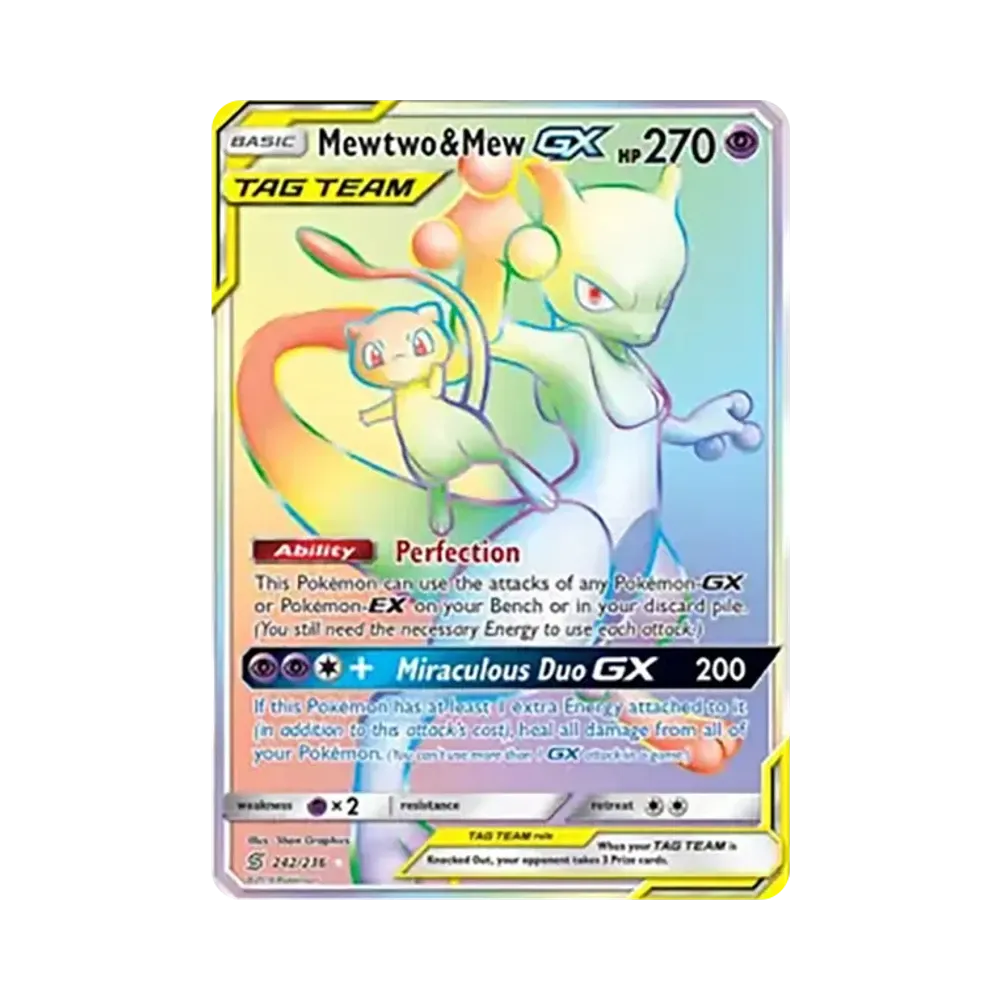 ミュウツー&ミュウGX HR[SM11 108/094](拡張パック「ミラクルツイン