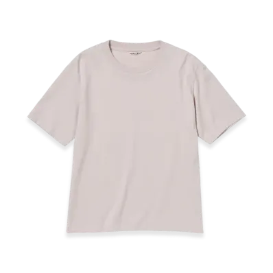 AURALEE Pima Cotton Jersey Tee "Purple"