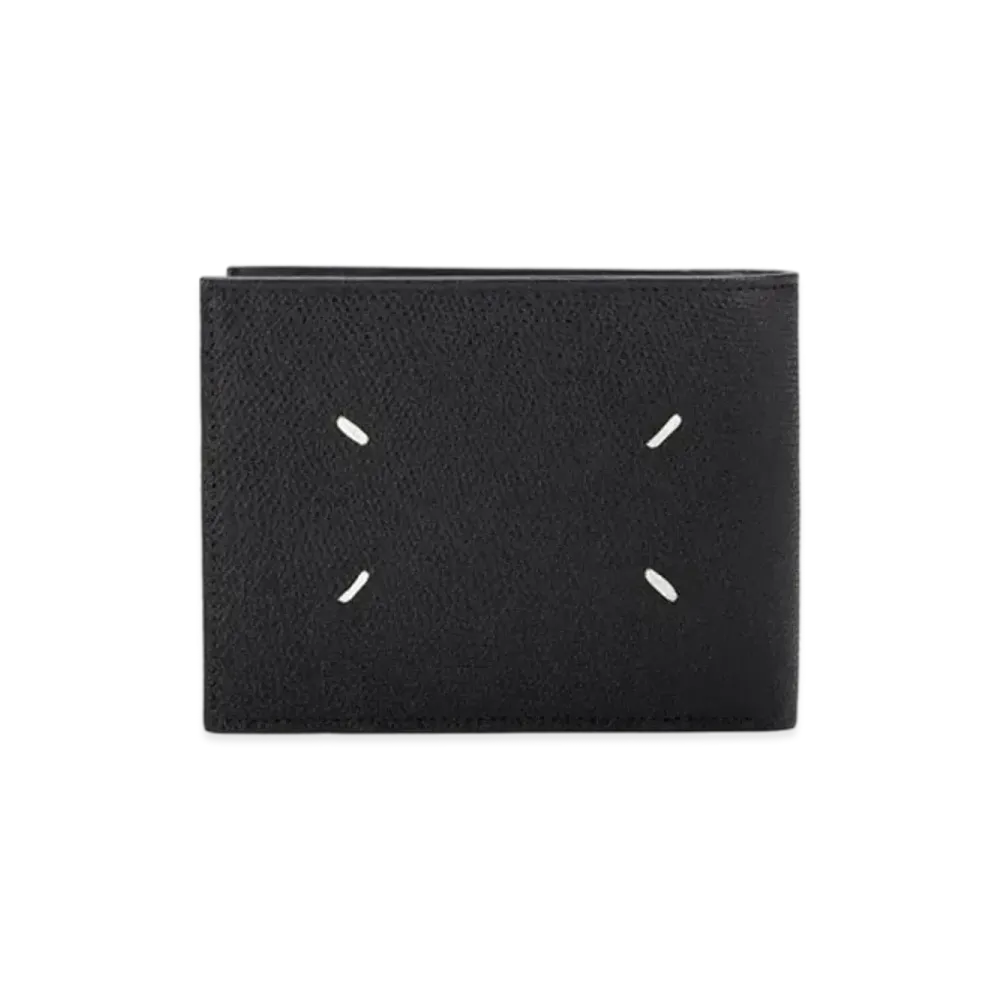 Maison Margiela 4-Stitchees Bi-Fold Wallet "Black"