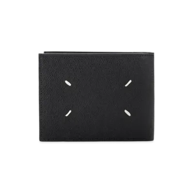 Maison Margiela 4-Stitchees Bi-Fold Wallet "Black"