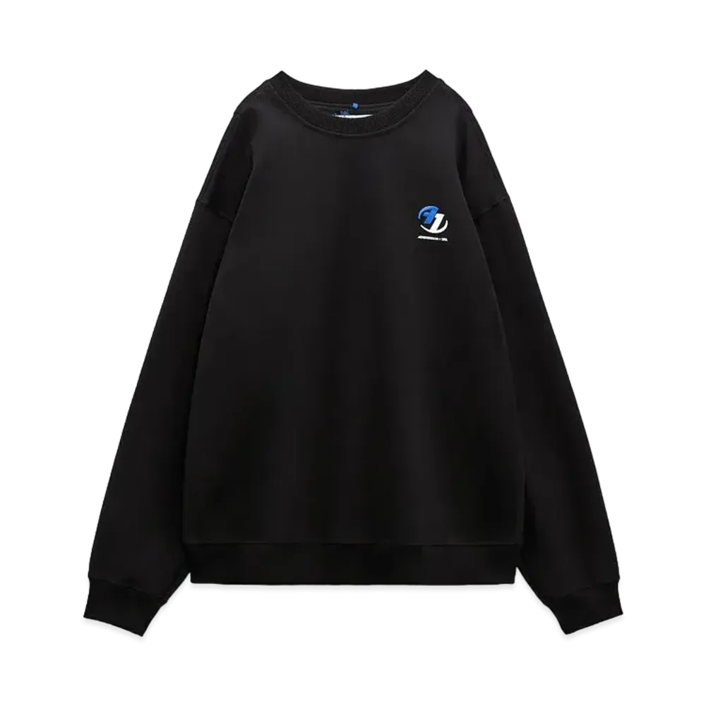 ADERERROR x ZARA Over Size Sweatshirt "Black"