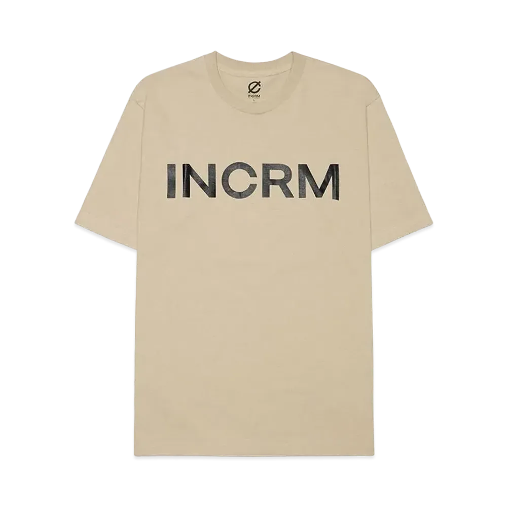 INCRM S/S T-SHIRT 1(LOGO) "BEIGE"