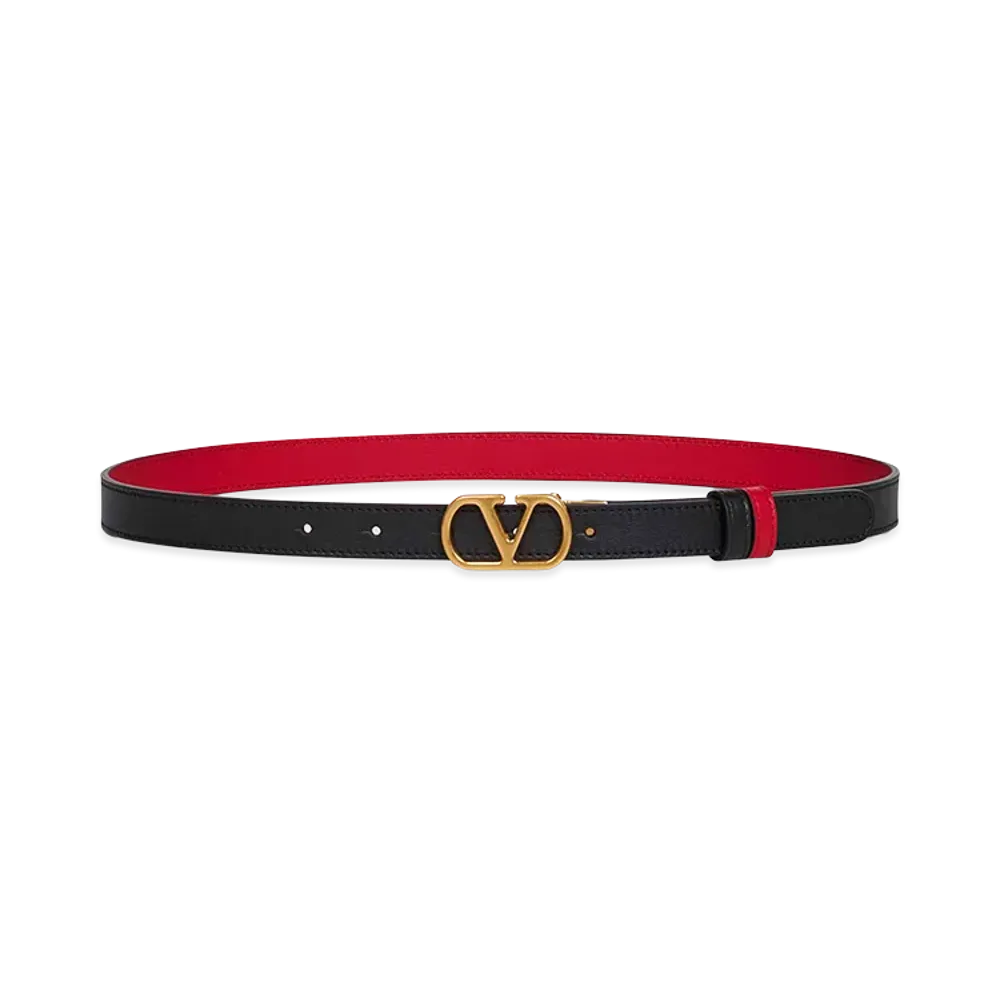Valentino Women's Vlogo Signature Belt "Black"
