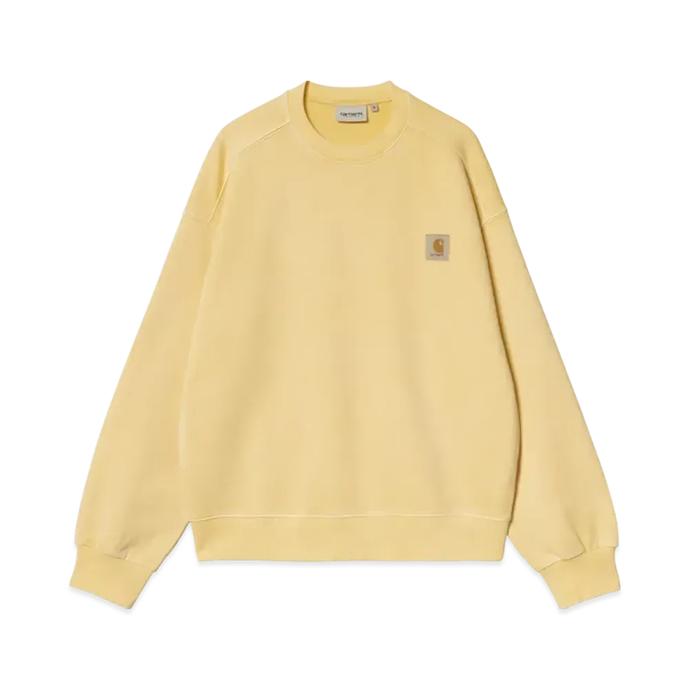 Carhartt WIP Nelson Sweatshirt "Air Yellow(Garment Dyed)"