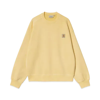 Carhartt WIP Nelson Sweatshirt "Air Yellow(Garment Dyed)"