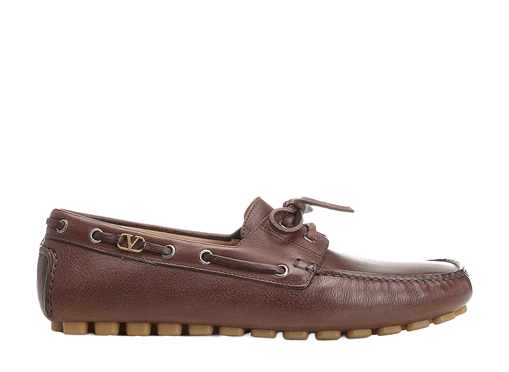 Valentino Garavani Driver Fastaway Loafer "Brown"