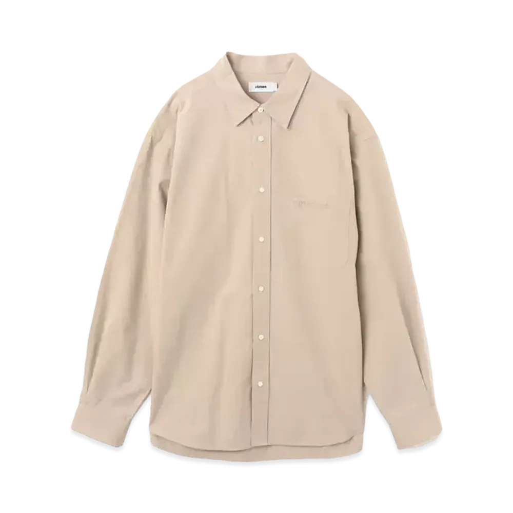 atmos Cotton Washer Broad Shirt "Beige"