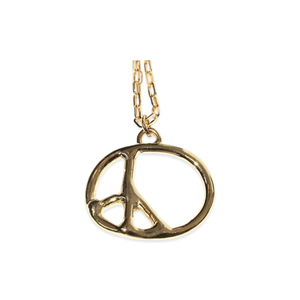 NEEDLES Large Peace Pendant - Gold Plate "Gold"