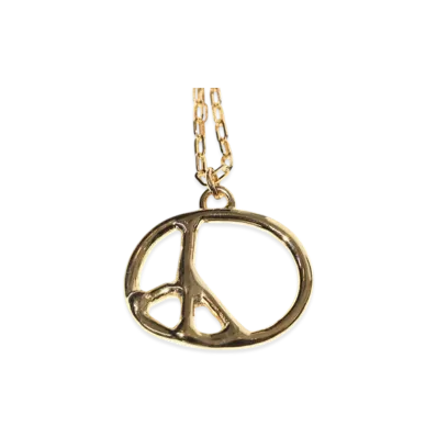 NEEDLES Large Peace Pendant - Gold Plate "Gold"