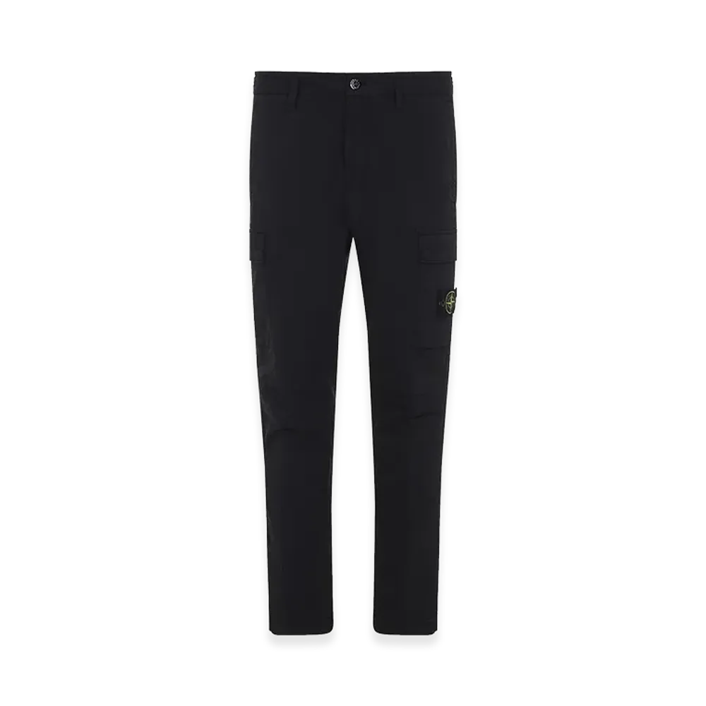 Stone Island Cargo Pants With Logo "Black"