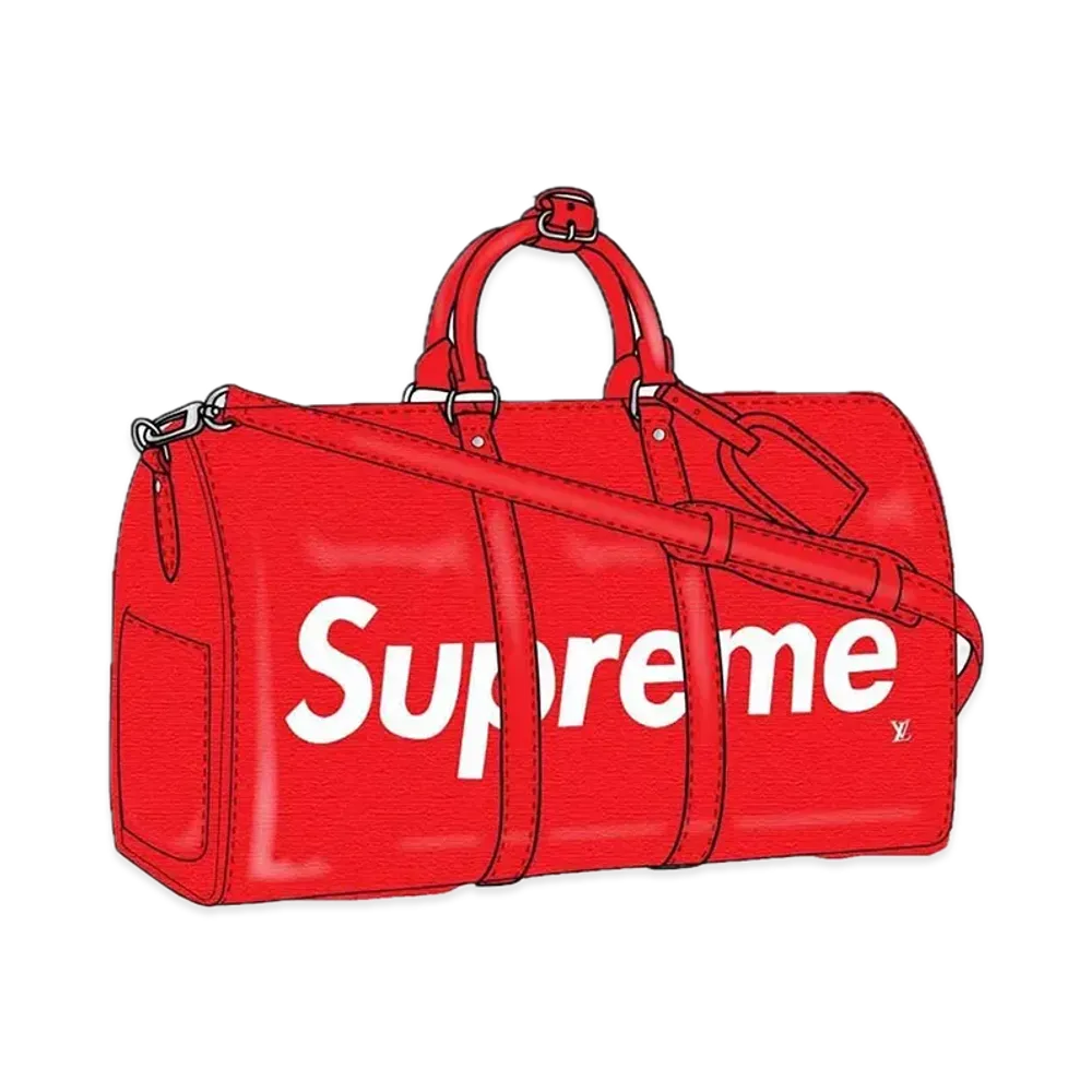 Supreme x Louis Vuitton Keepall 45 "Red"