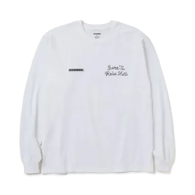 NEIGHBORHOOD NH . Tee LS-9 "White"