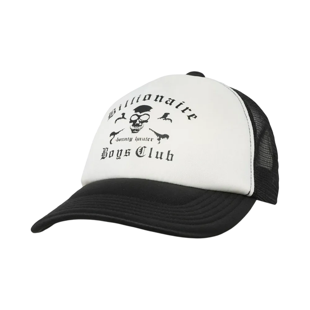 BOUNTY HUNTER x BILLIONAIRE BOYS CLUB MESH CAP "WHITE"