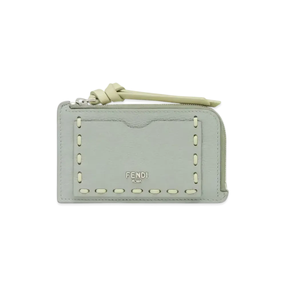 FENDI Peekaboo Card Case "Green"