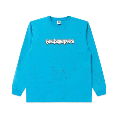BlackEyePatch Mixtape Logo L/S Tee "Turquoise"