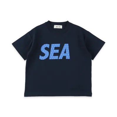 WIND AND SEA Kids OG Sea S/S Tee "Navy"