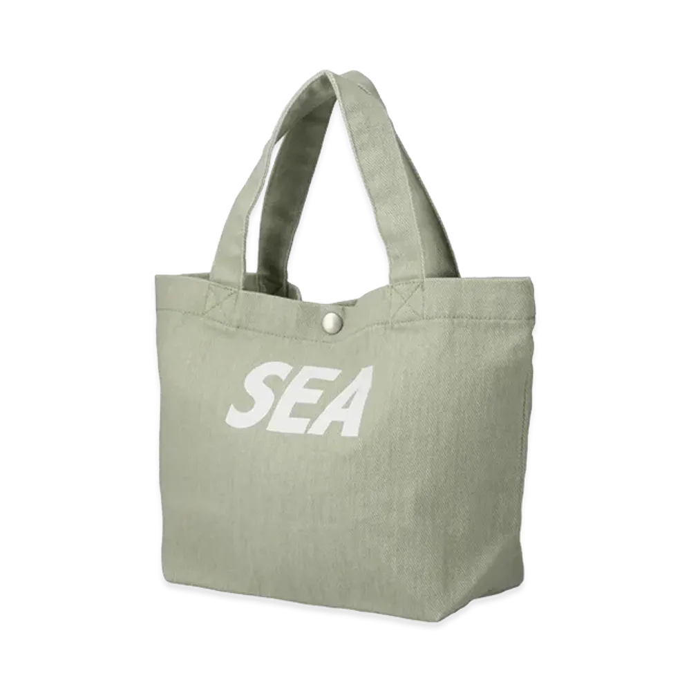 WIND AND SEA Faded Mini Tote Bag "Mint"