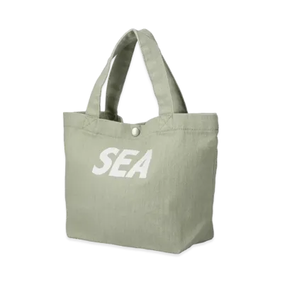 WIND AND SEA Faded Mini Tote Bag "Mint"