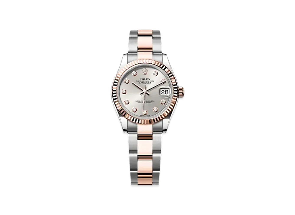 ROLEX Datejust 31mm Oystersteel & Everose Gold 278271 "Silver"