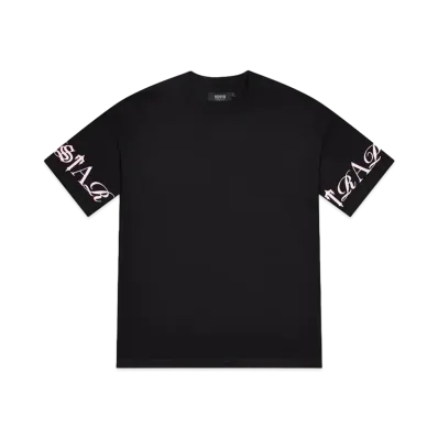 TRAPSTAR Script Tee "Black/Pink"