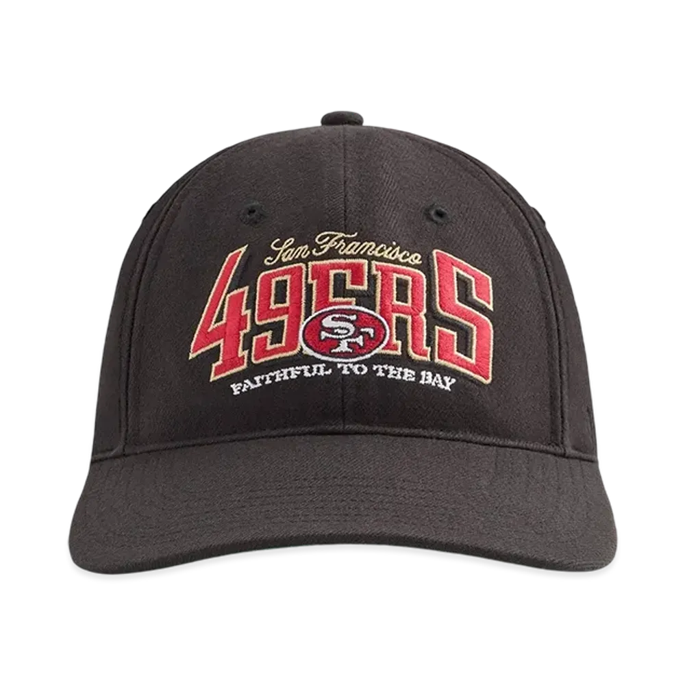Kith x '47 for the NFL San Francisco 49ers Wool Blend Franchise LS Cap "Black"