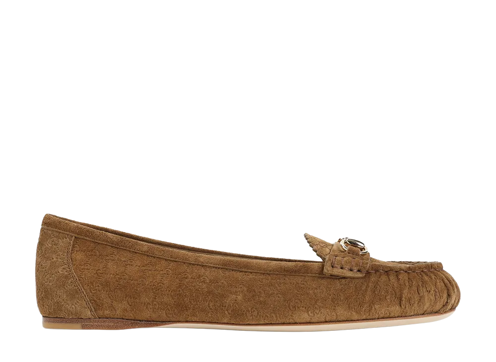 GUCCI Women's Kensigton Loafer Ballerina "Camel"