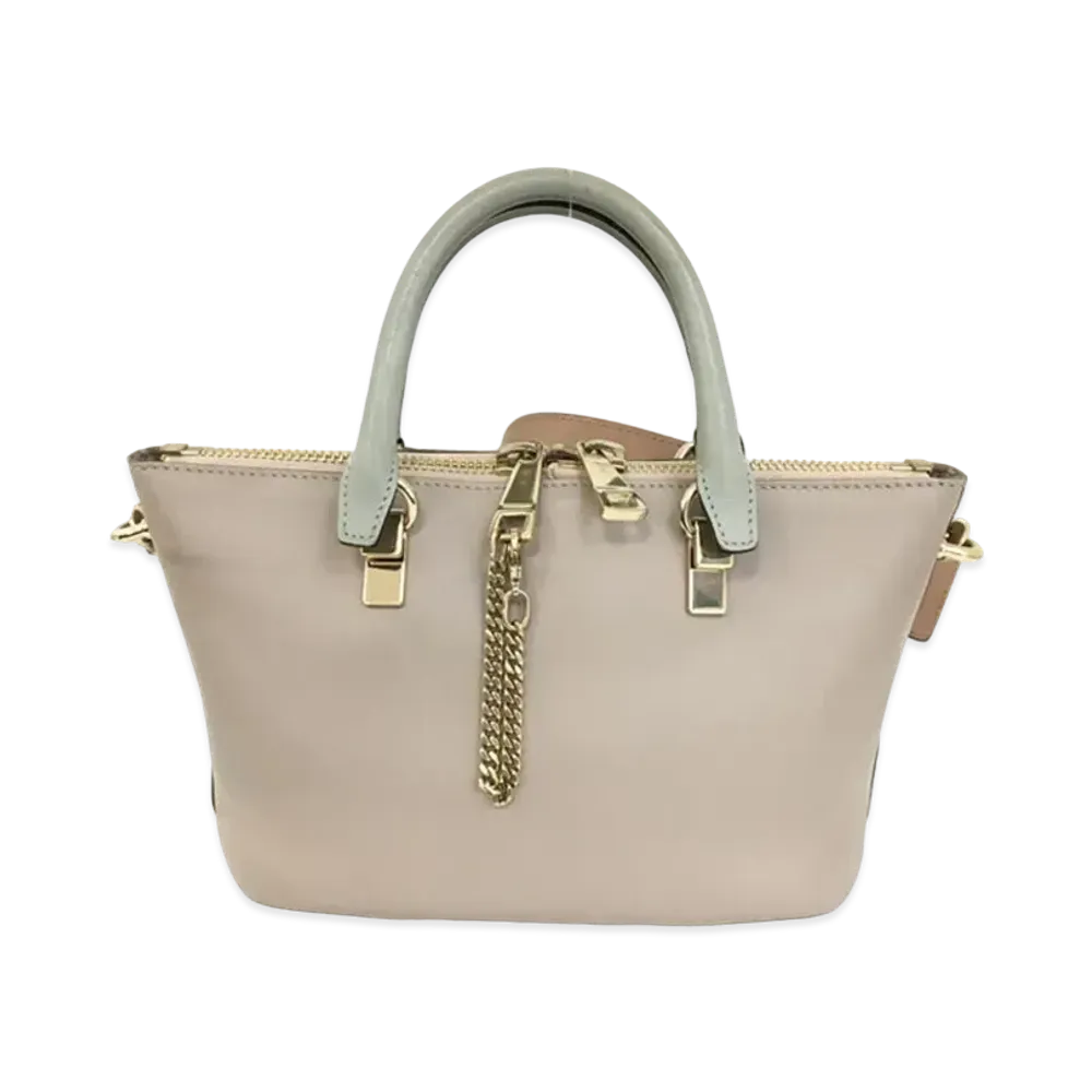 Chloe Baylee Leather 2WAY Bag "Beige"