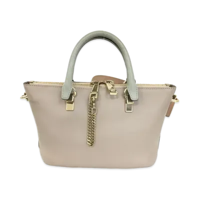 Chloe Baylee Leather 2WAY Bag "Beige"