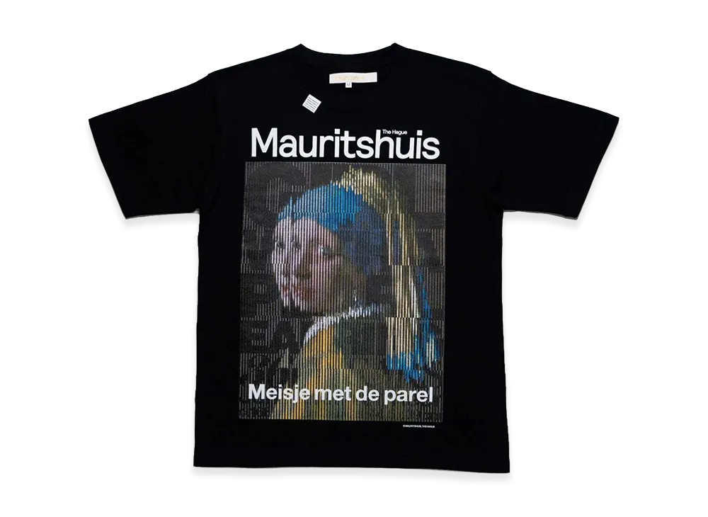 COMME des GARCONS Osaka x Mauritshuis x Tags Wkgpty Productions x Kosuke Kawamura Girl With a Pearl Earring SP Tee "Black"