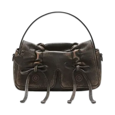 Acne Studios Multipocket micro bag "Dark Brown/Beige"