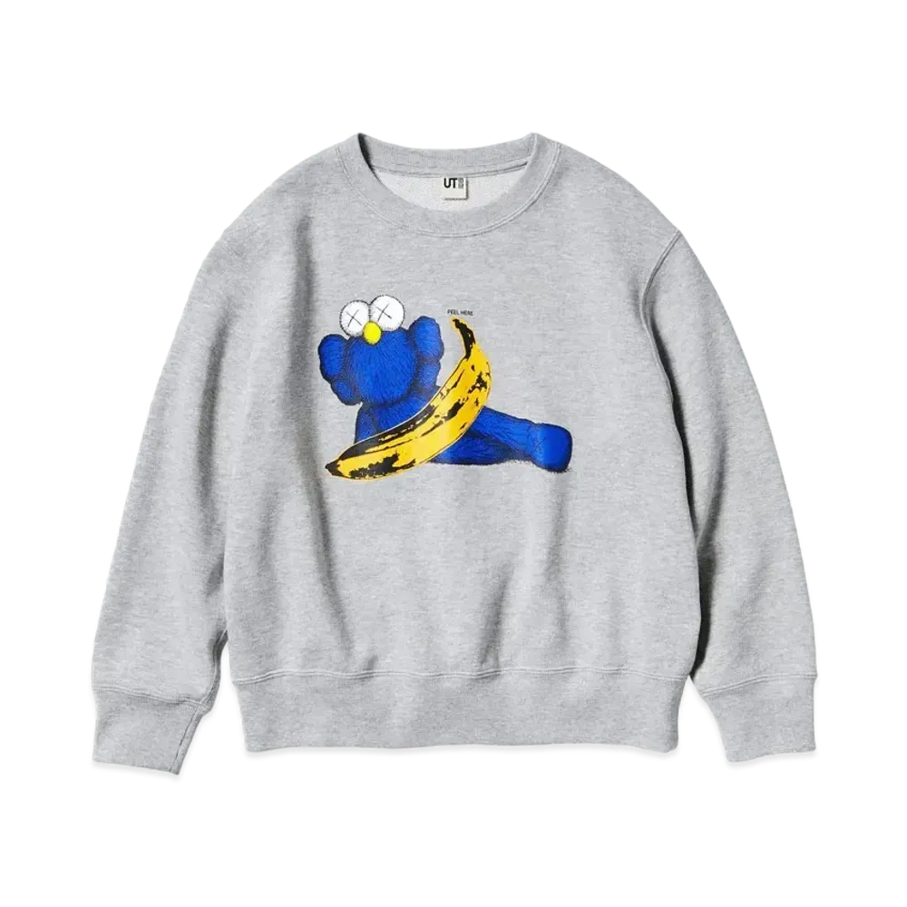 Uniqlo x KAWS x WARHOL Sweatshirts Kids "Gray"