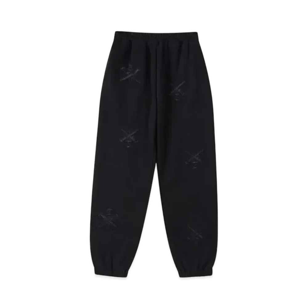 Unknown London Dagger Embroidery Jogger "Black"