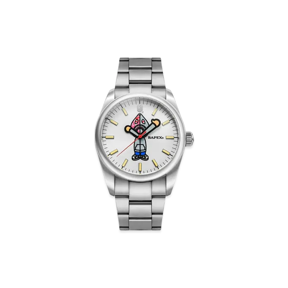 A BATHING APE Type 7 Bapex Shark Seijin "Silver"