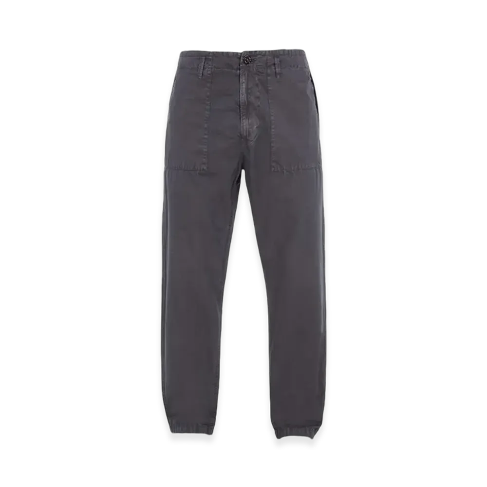 Stone Island 432F1 Weatherproof Cotton Canvas Ghost Piece Regular Fit Fatigue Pants - 24SS "Steel Grey"