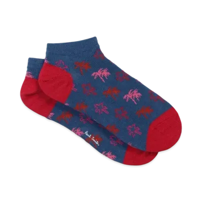 Paul Smith Palm Short Socks "Blue"