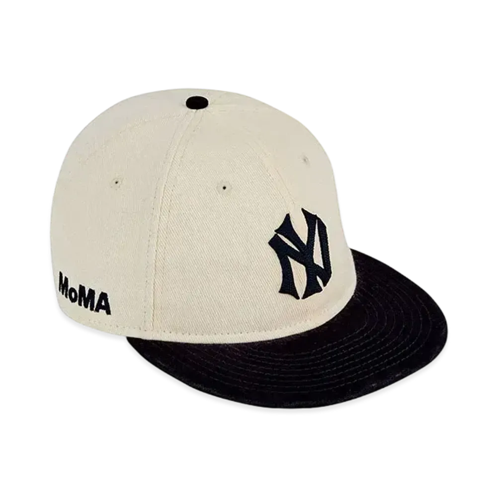 NEW ERA x MoMA New York Yankees Cap Retro Crown 9FIFTY "White/Blue"